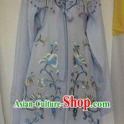 Ancient Chinese Flower Embroidery Long Sleeve Costumes