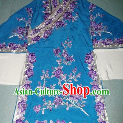 Ancient Chinese Opera Flower Embroidery Young Men Robe