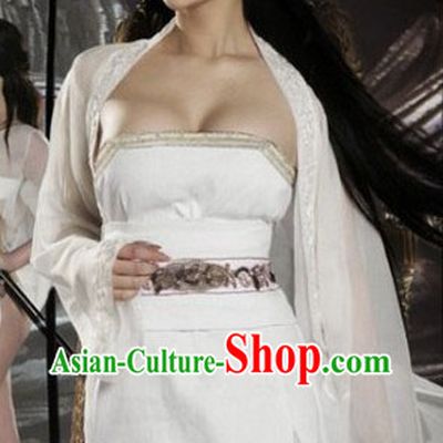 Ancient Chinese White Costumes for Women