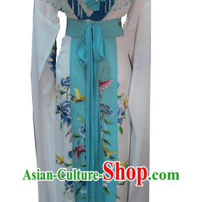 Ancient Chinese Opera Blue Butterfly Costumes for Women