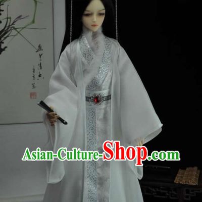 Ancient Chinese White Prince Costumes for Men
