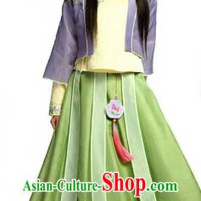 Ancient Chinese Lovely Lady Clothing Complete Set