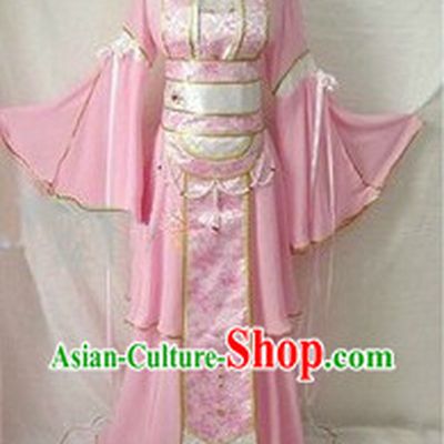 Chinese Classical Pink Guzhuang Costumes for Women
