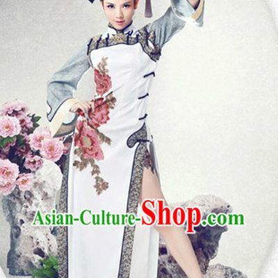 Traditional Chinese Style Qipao Clothing and Hair Accessories for Women