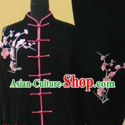 Traditional Chinese Velvet Tai Chi Competition Suit