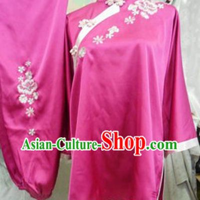 Traditional Chinese Silk Martial Arts Stage Performance Uniform