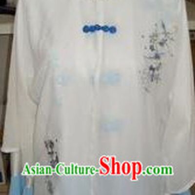 Traditional Chinese Silk Martial Arts Competition Uniform