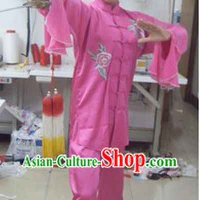 Traditional Chinese Silk Kung Fu Championship Uniform for Women