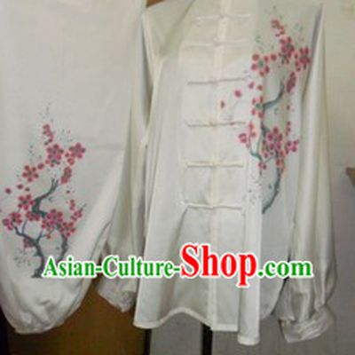 Traditional Chinese White Silk Martial Arts Supplies