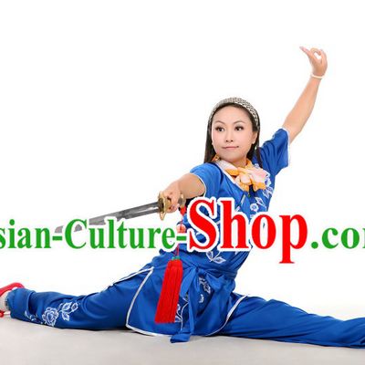 Traditional Chinese Short Sleeves Embroidered Peony Clothes