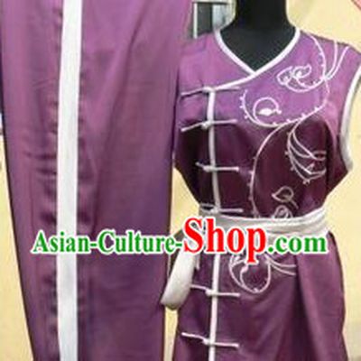 Traditional Chinese Nan Quan Embroidered Martial Arts Top and Pants
