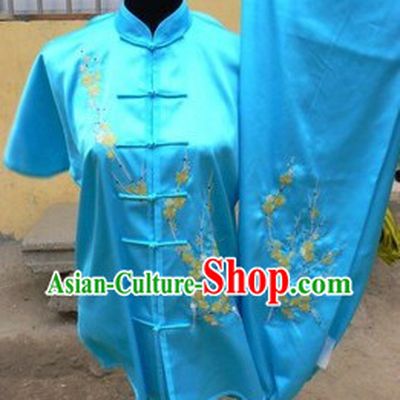Traditional China Blue Kung Fu Uniforms