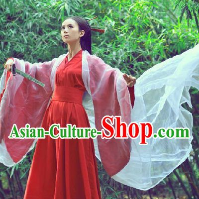 Ancient Chinese Female Swordsman Costumes for Women