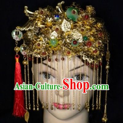 Traditional Chinese Wedding Headdress for Brides
