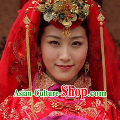 Traditional Chinese Bridal Wedding Headpieces
