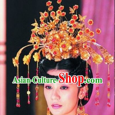 Traditional Chinese Tang Dynasty Princess Phoenix Hairpins and Accessories Complete Set