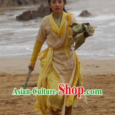 Legend of the Condor Heroes Huang Rong Costumes Complete Set