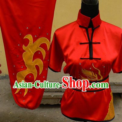 Traditional Chinese Short Sleeve Contest and Performance Nanquan Martial Arts Clothes