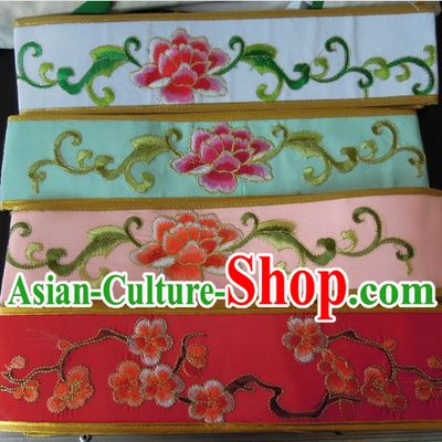 Traditional Chinese Flower Embroidery Opera Belt