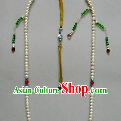 Traditional Chinese Qing Dynasty Official Chao Zhu Long Necklace for Emperor
