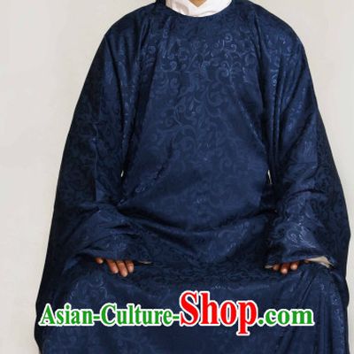 Ancient Chinese Ming Dynasty Clothing and Hat Complete Set for Men