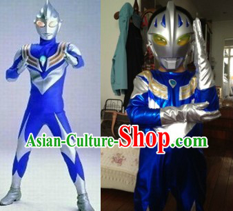 Cartoon Ultraman Cosplay Costumes for Both Adults and Children
