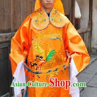 Ancient Chinese Legend Jade Emperor Costume and Crown for Men