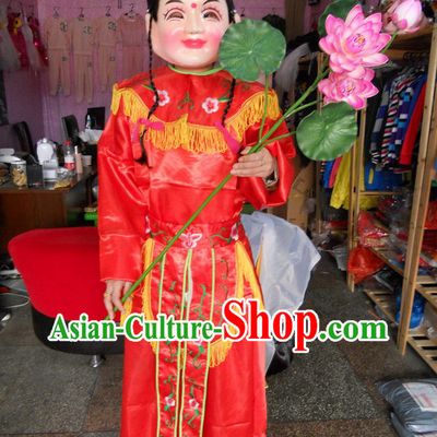 Ancient China Legend The Eight Immortals Crossing the Sea Lan Caihe Parade Costumes