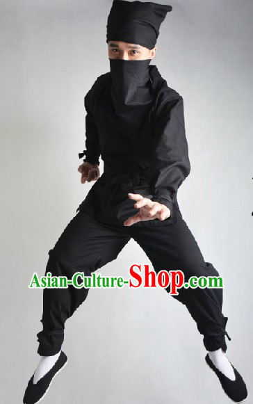 Ancient Chinese Assassin Costumes Four Pieces Set