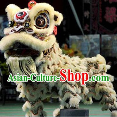 Supreme Chinese Traditional Fut San Style Lion Dance Costume Complete Set