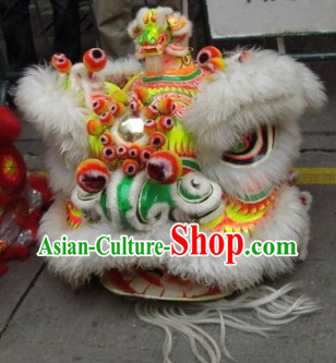 Important Ceremonial Handmade Dancing Lion Head