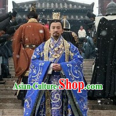 The Assassins Blue Emperor Han Xiandi Costume and Crown