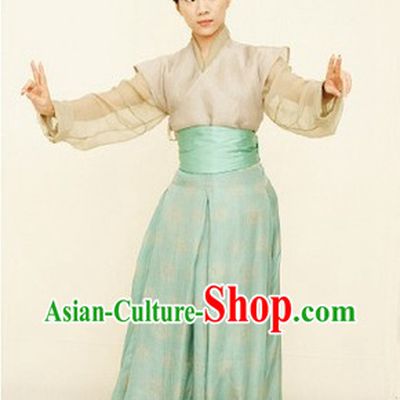 Traditional Chinese Tang Dynasty Adult Costumes Suit for Women