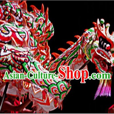 Chinese Southern Style Fluorescent Dragon Dancing Costumes