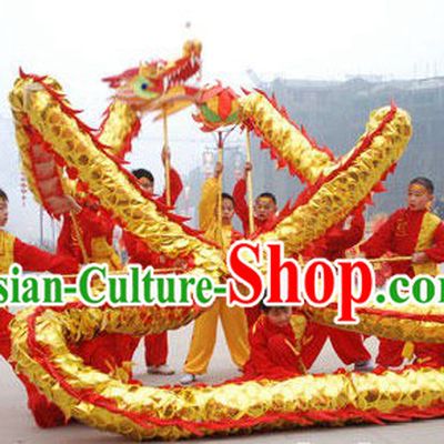 Shinning Chinese New Year Dragon Dance Costume for Seven or Eight Children