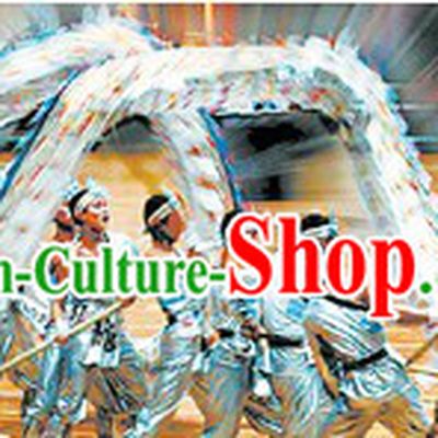 Professional Competition and Parade Shinning Easy Handle Handmade Net Dragon Dance Costume for Men