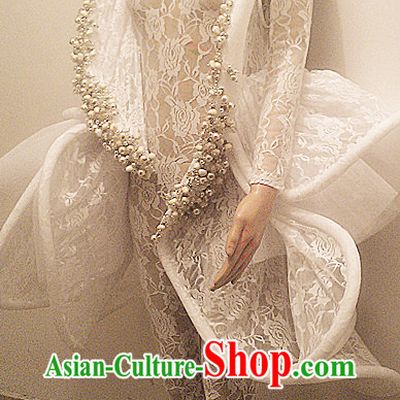 Lace Stage Performance Jumpsuits Teddies Costume and Hat for Women