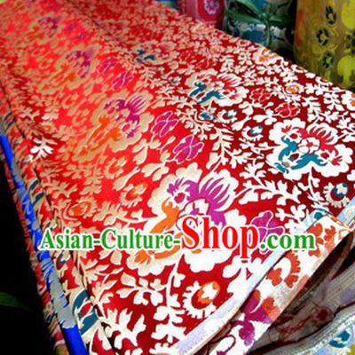 Traditional Chinese Tibetan Style Uniform Fabric