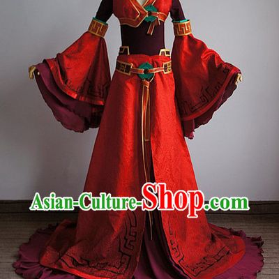 Ancient Legend of Sword and Fairy Swordswoman Cosplay Clothing Complete Set