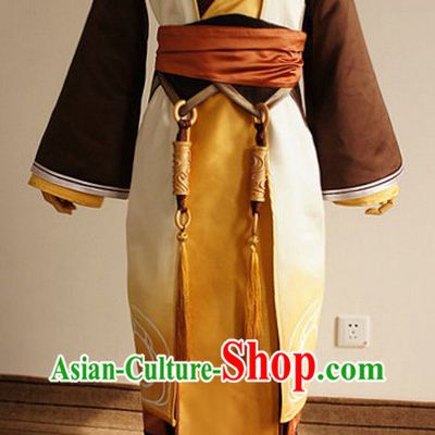 Ancient Chinese Gu Jian Qi Tan Ou Yang Shao Gong Cosplay Clothing Complete Set for Men