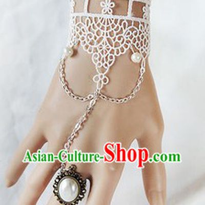 Chinese Classical White Hand Accessories