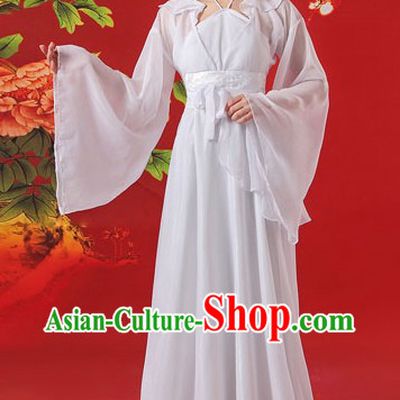 Ancient Chinese White Dragon Lady Xiao Long Nv Costumes