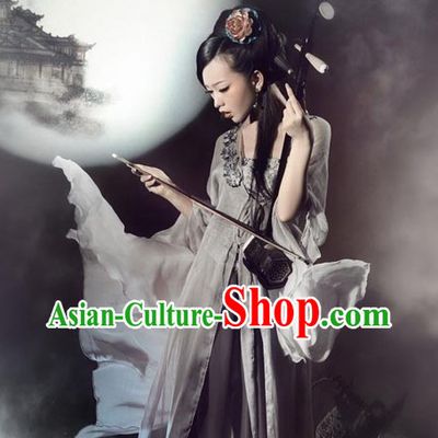 Ancient Chinese Photography Musician Costumes for Women