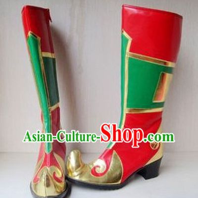 Mongolian Dancing Long Boots for Women