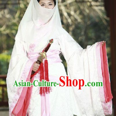 Mysterious Knight Girl Clothing and Veil