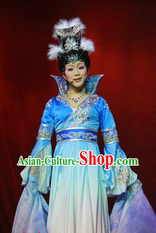 Ancient China Tang Dynasty Queen Dance Costume, Wig and Hair Accessories