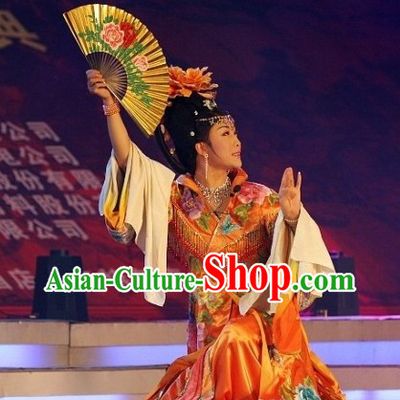 Li Yugang Orange Empress Butterfly Embroidery Clothes for Women