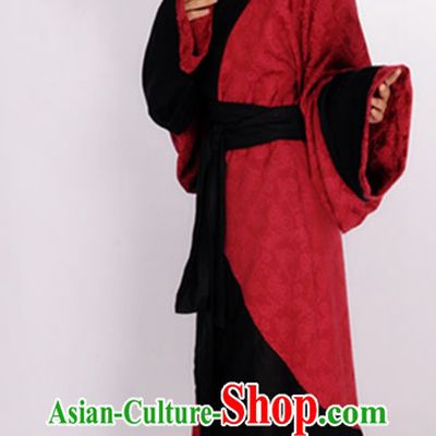 Ancient Chinese Red and Black Ancient Suit for Women