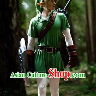 Legend Of Zelda Link Cosplay Costumes Complete Set