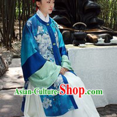 Ancient Chinese Han Dynasty Clothing Robe for Ladies